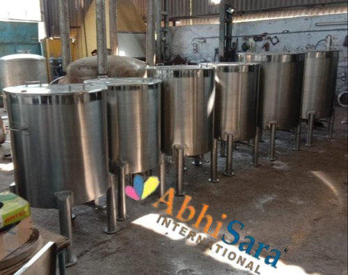 SS Jacketed Insulation Tank